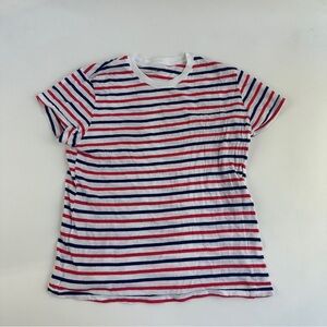 Universal Thread Shirt Womens Small Striped Short Sleeve Casual Top Blouse Tee